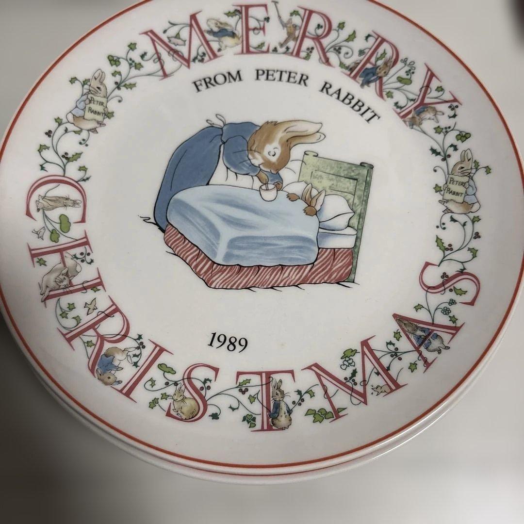 【希少】 ピーターラビット クリスマスプレート9枚セット