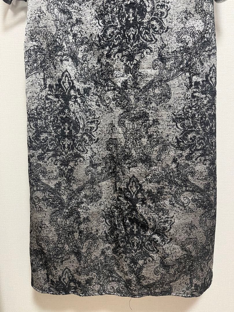 新品shoulder ribbon jacquard dress LE’RURE