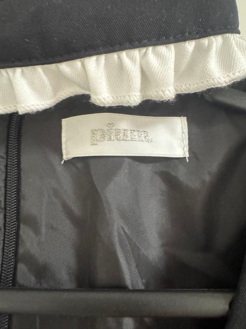 pium ピウム チョーカーフリルティアードワンピース 長袖