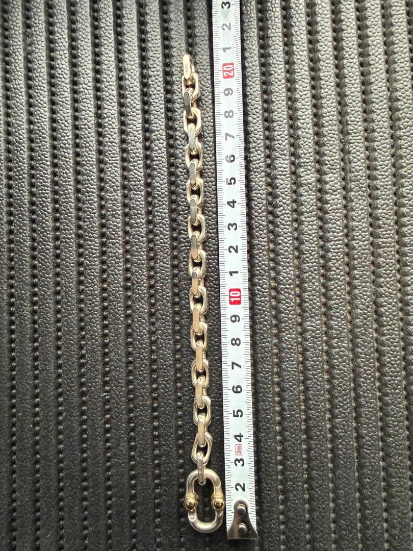 美品 TIFFANY&Co.メイカーズ ワイドチェーンブレスレット