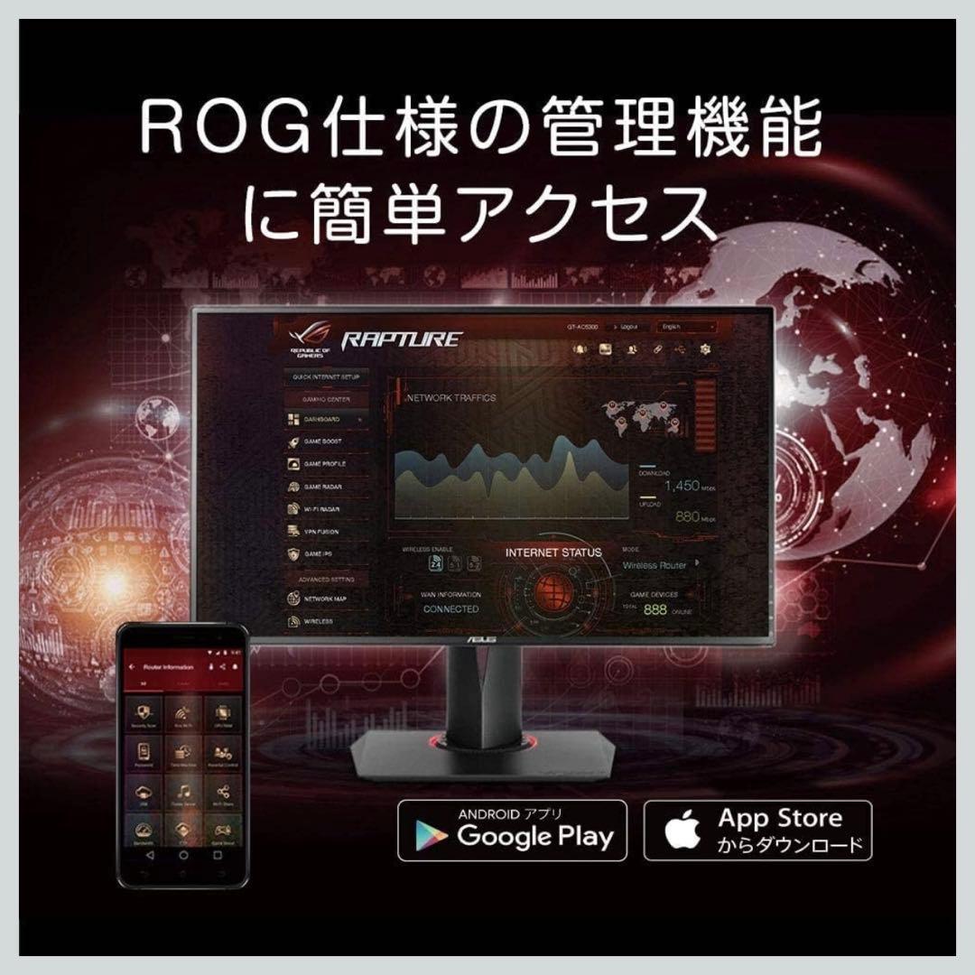 ASUS ROG Rapture GT-AC5300 Wi-Fiルーター