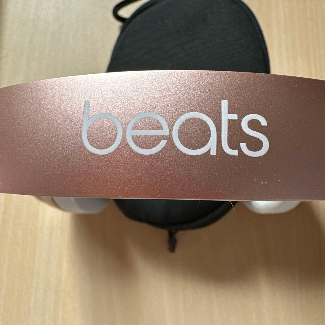 beats solo 3ワイヤレス ヘッドホン　ローズゴールド