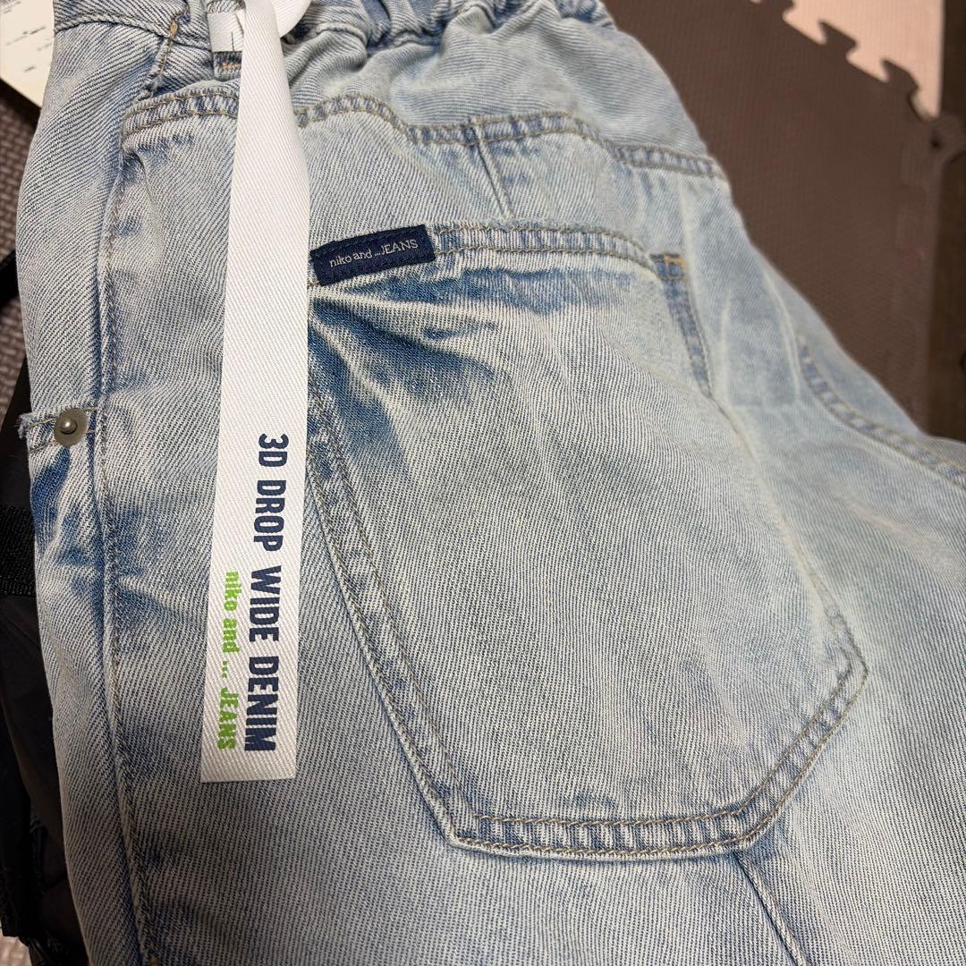 限定価格‼️niko and... NKJ 2026SS3DドロップデニムパンツS