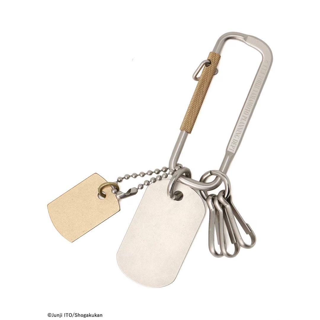 S'YTE×伊藤潤二 25aw 黒谷あざみドッグタグカラビナ / うずまき