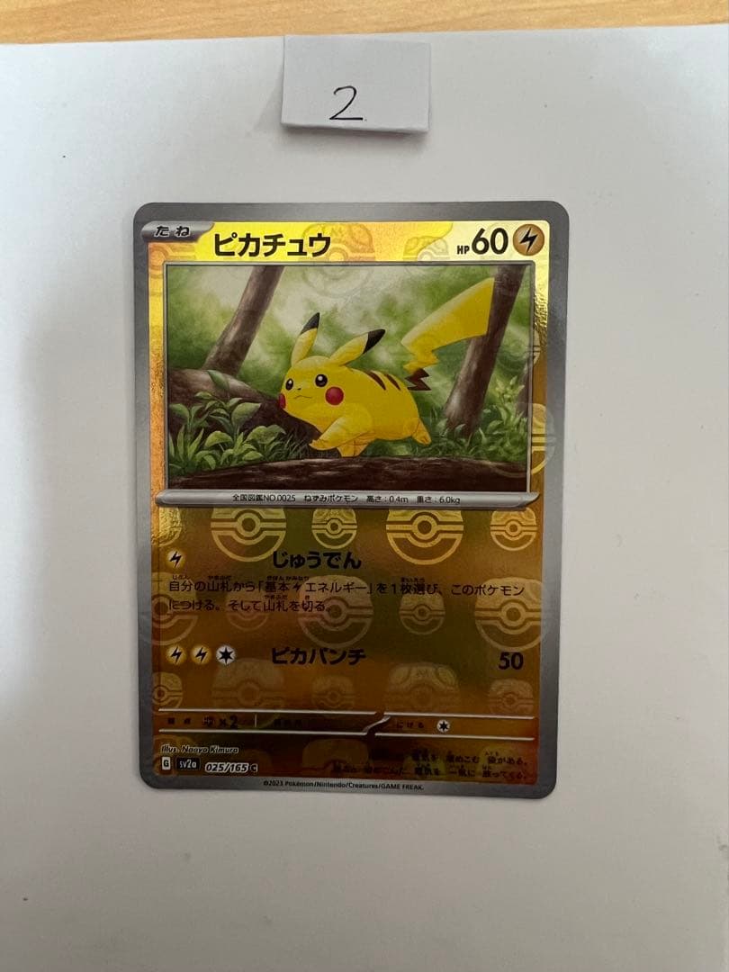 ピカチュウ　マスターボールミラー