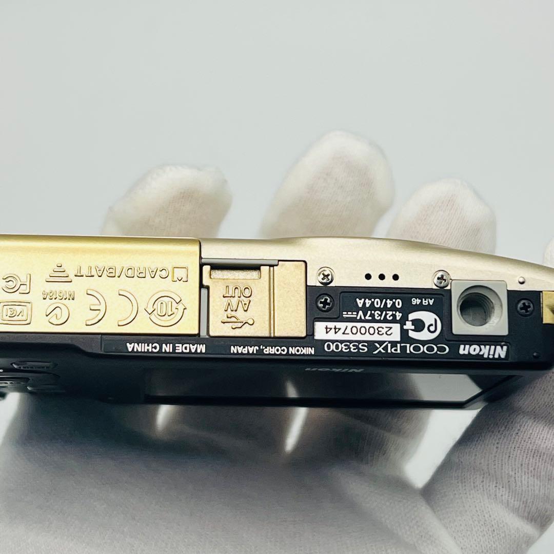 Nikon COOLPIX S3300ゴールド 本体のみ