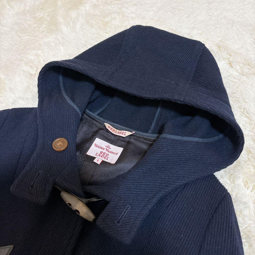 希少☆ヴィヴィアンウエストウッド ダッフルコート　裏地オーブ柄 トグル フレア