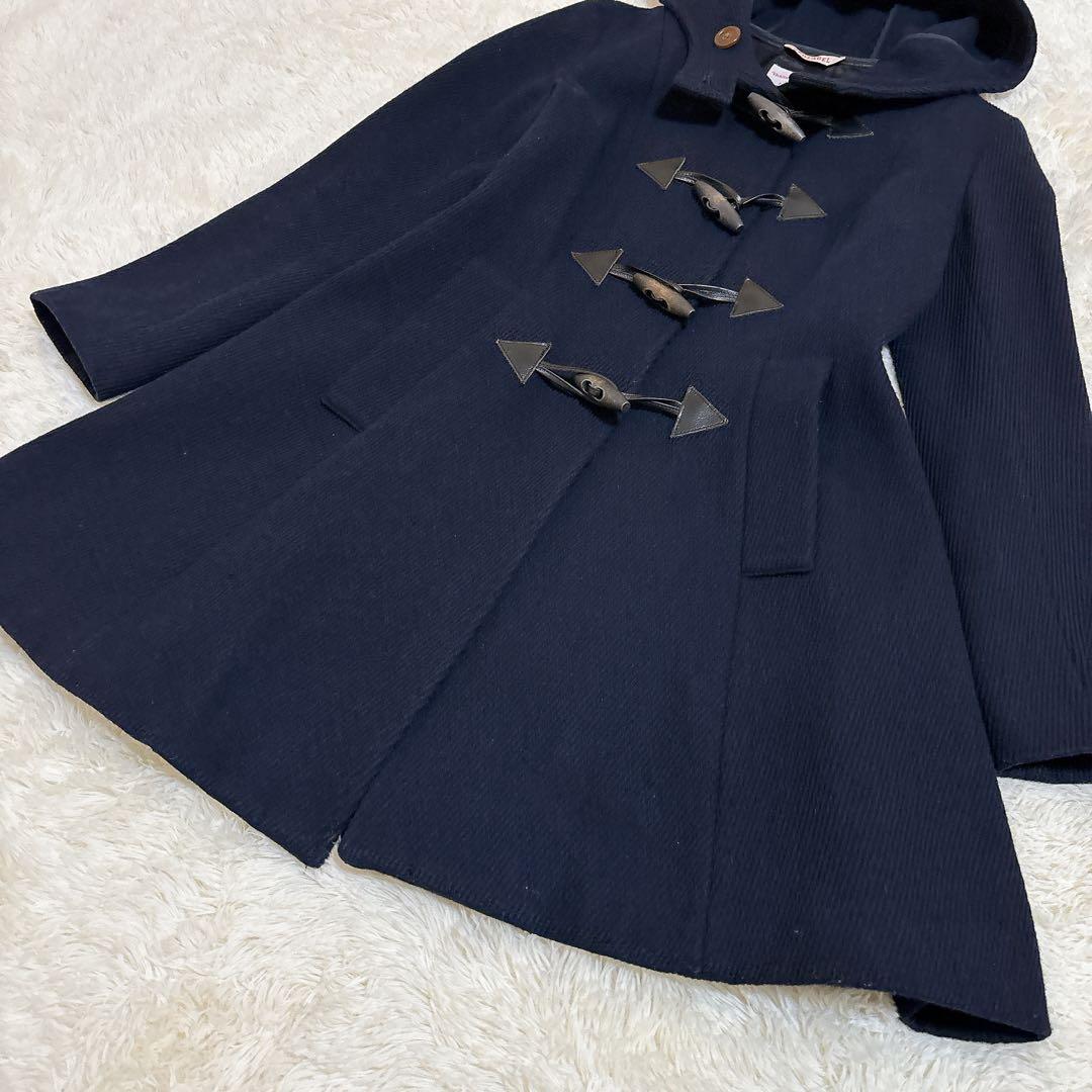 希少☆ヴィヴィアンウエストウッド ダッフルコート　裏地オーブ柄 トグル フレア