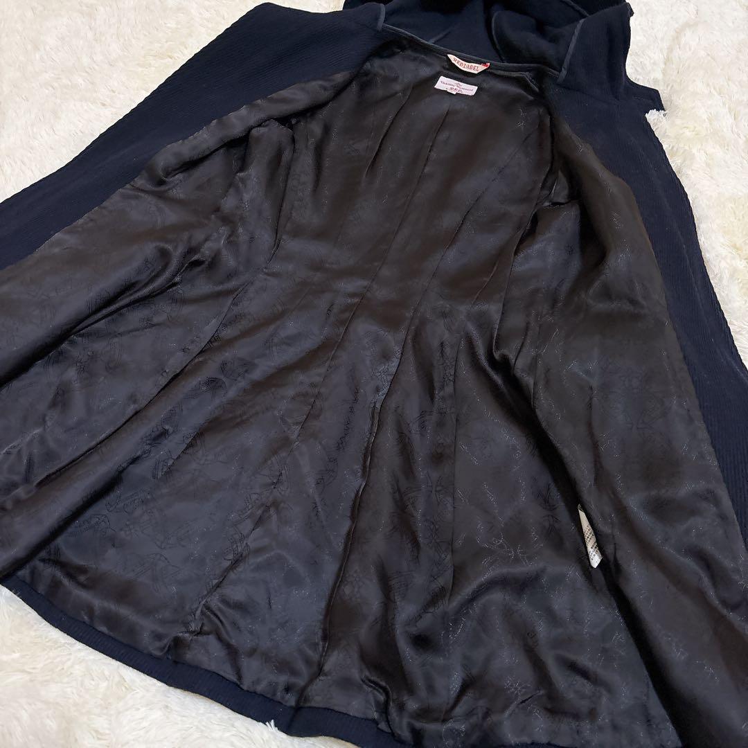 希少☆ヴィヴィアンウエストウッド ダッフルコート　裏地オーブ柄 トグル フレア