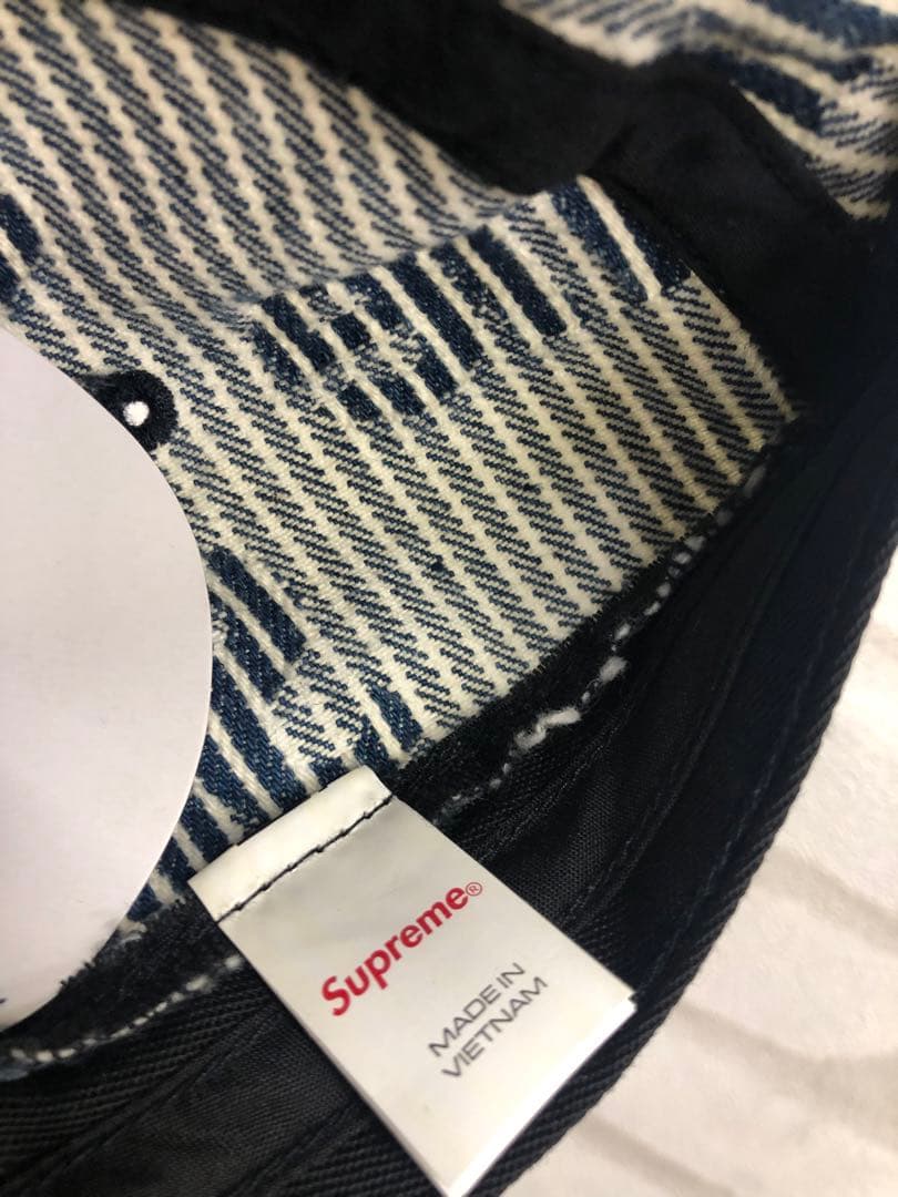 帽子 YOU Stripe Denim Camp Cap 24ss