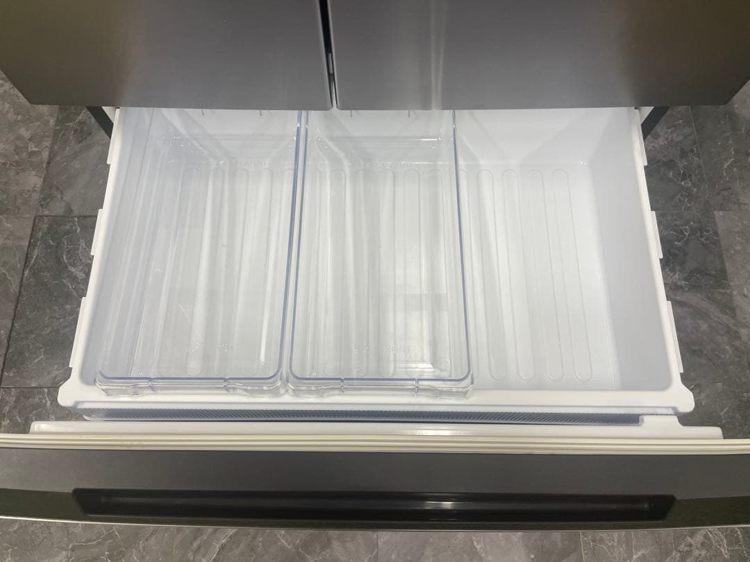 シャープ ノンフロン冷凍冷蔵庫 SJ-MF46K-H 457L