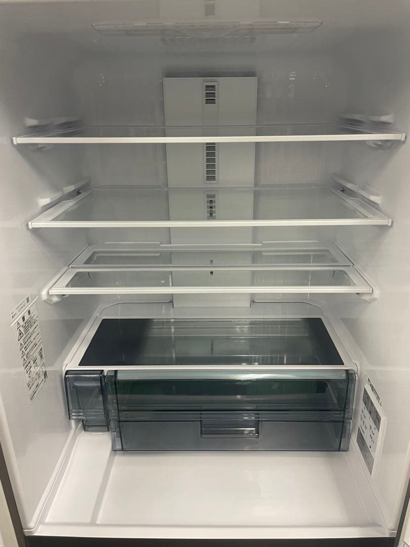 シャープ ノンフロン冷凍冷蔵庫 SJ-MF46K-H 457L