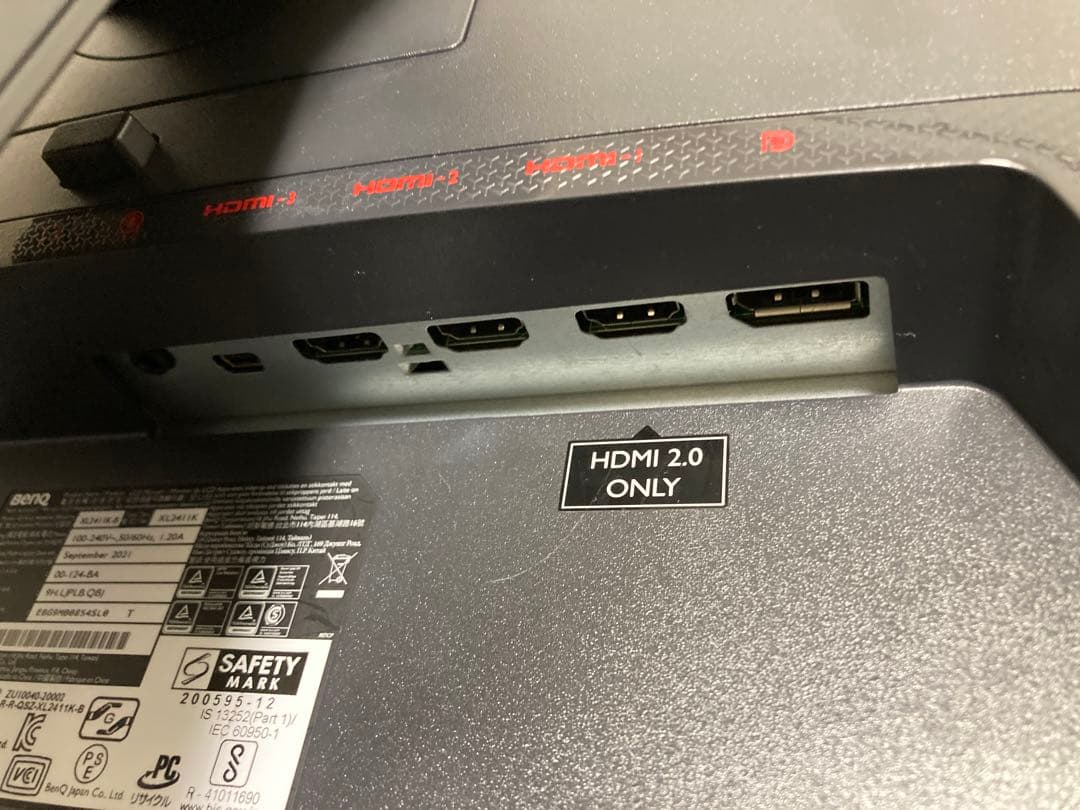 【BenQ】XL2411K ゲーミングモニター