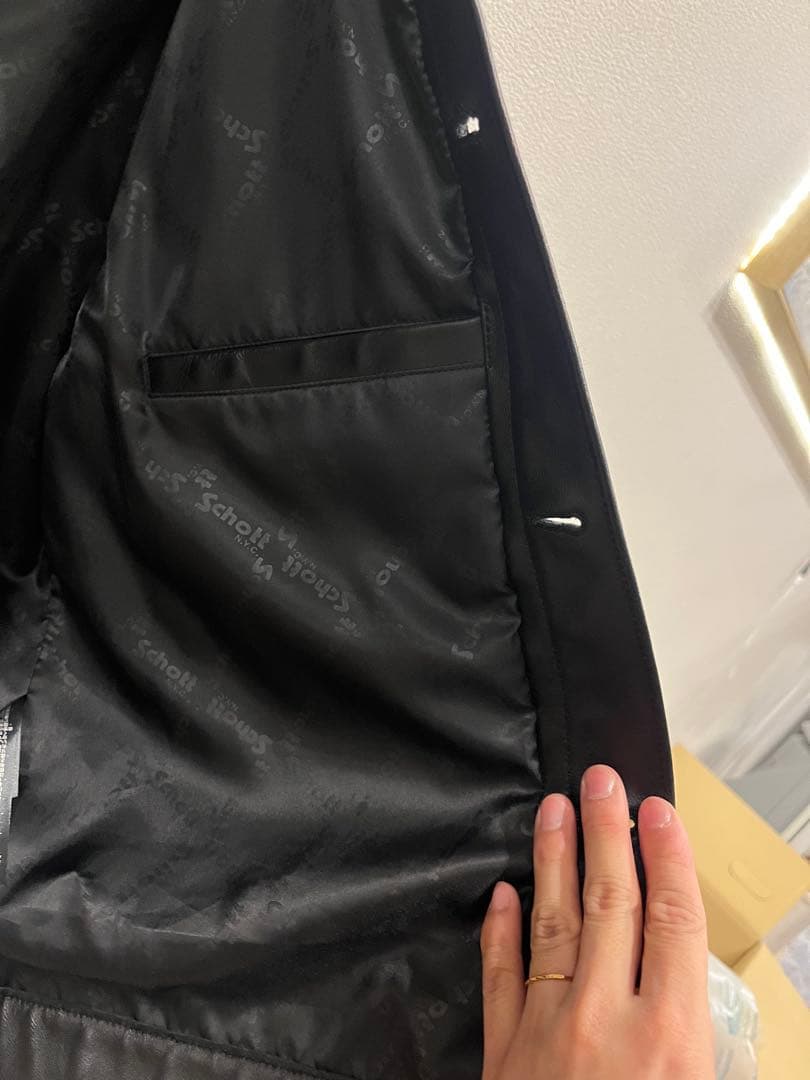 Schott ブラック レザージャケット