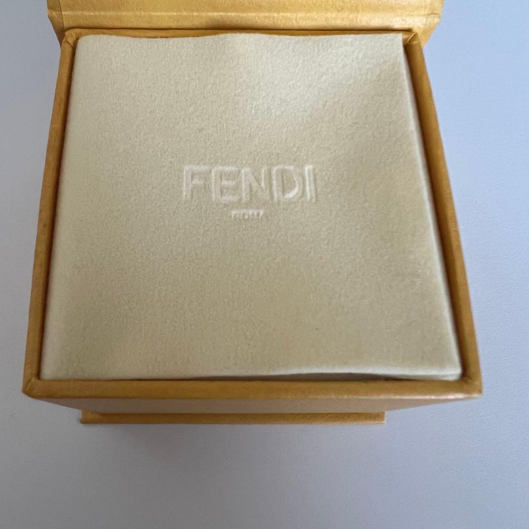 FENDI シルバー クリスタル付きピアス(片耳用)