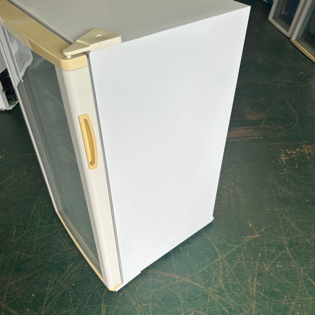 153業務用 冷蔵ショーケース オフィスコンビニ XW-105 左右開き 小型