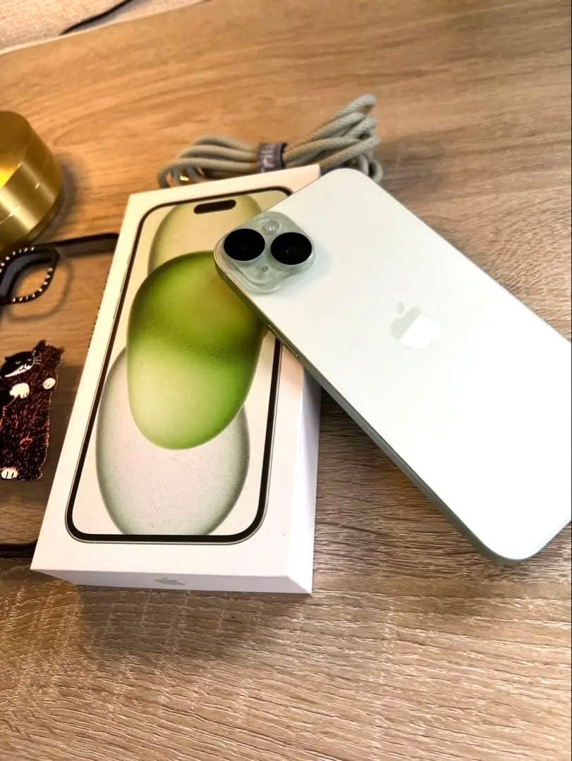 【美品】iPhone15 Plus 128GB CASETiFY・Anker付