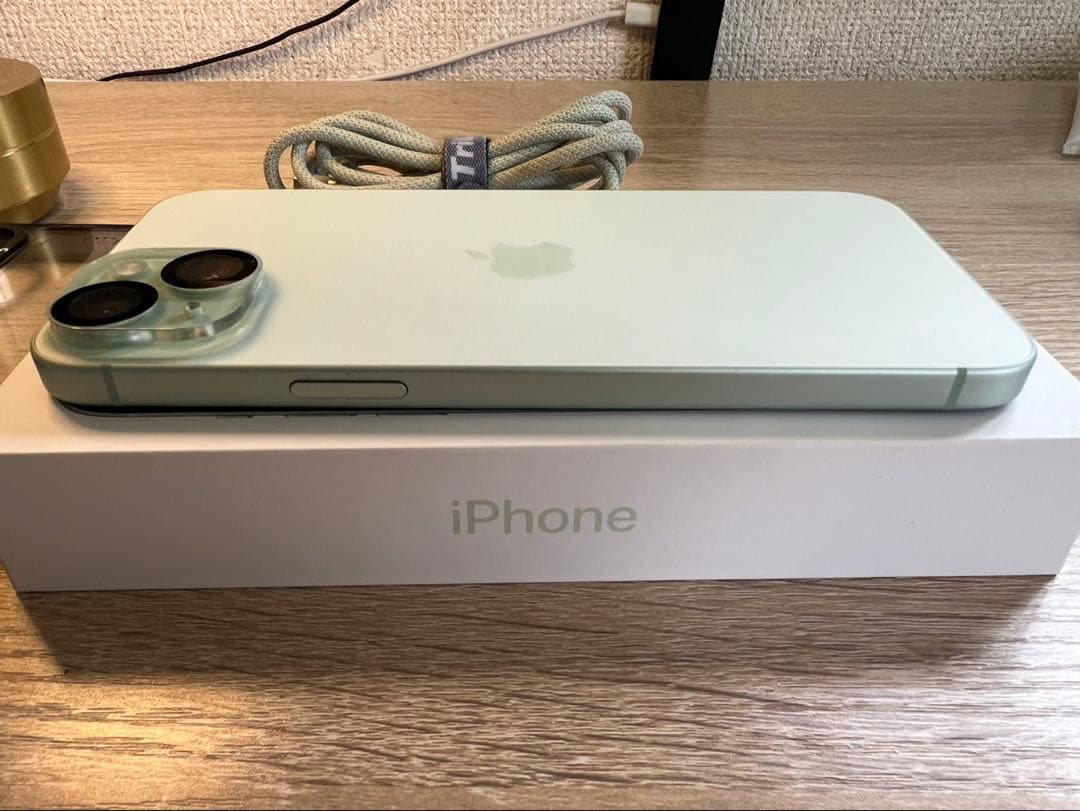 【美品】iPhone15 Plus 128GB CASETiFY・Anker付