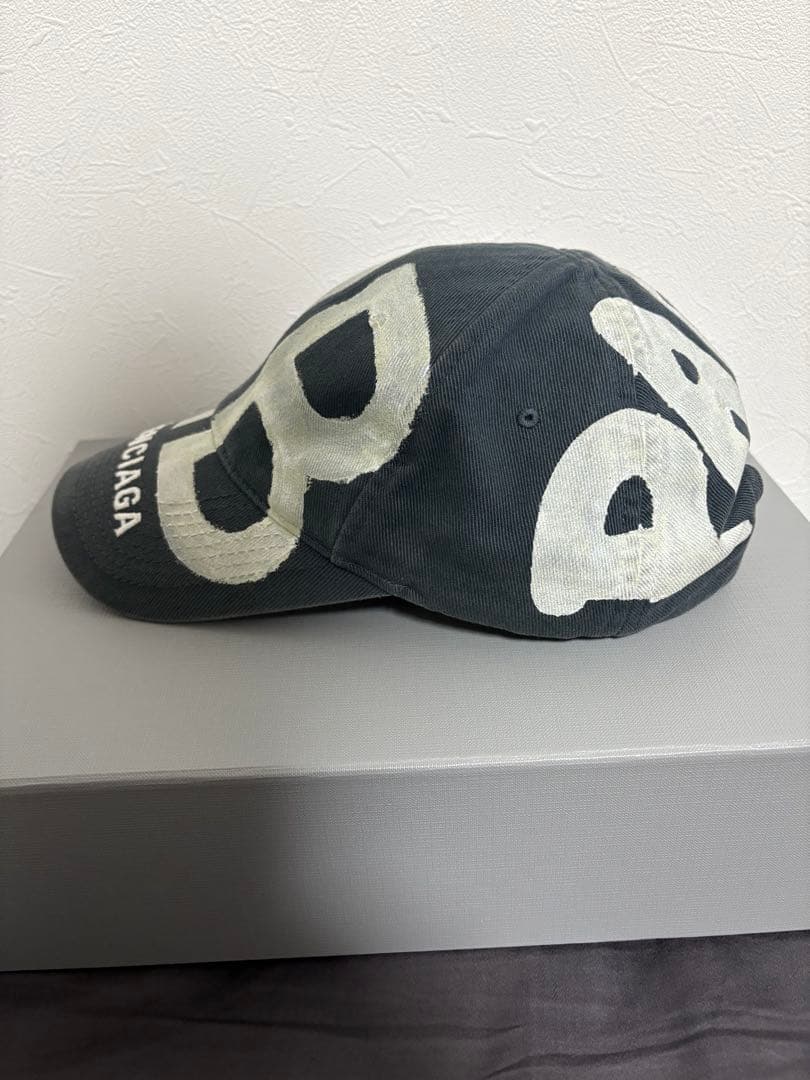 balenciaga bb sprayed cap L 付属品完備