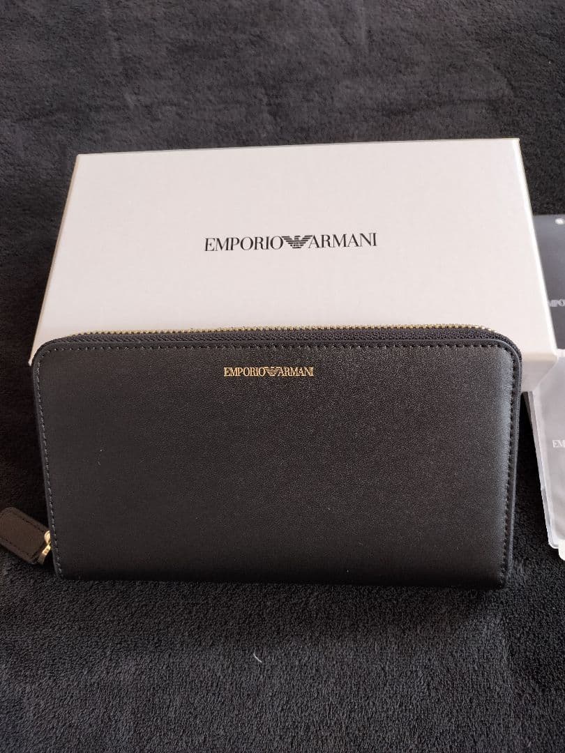 EMPORIO ARMANI 長財布 ラウンドファスナー 新品未使用