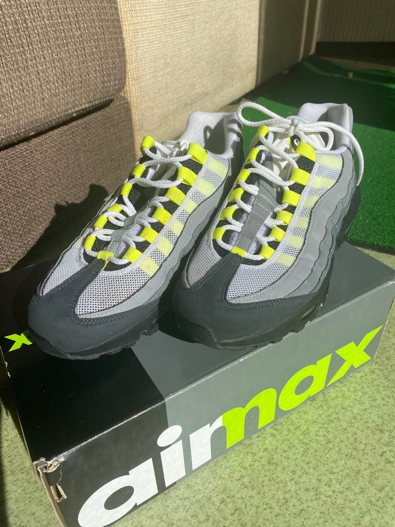 ナイキエアマックス95！イエロー26cm