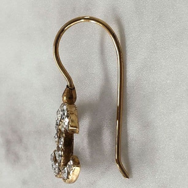 AMT15 シャネル 美品 ココマークピアス ラインストーン付き