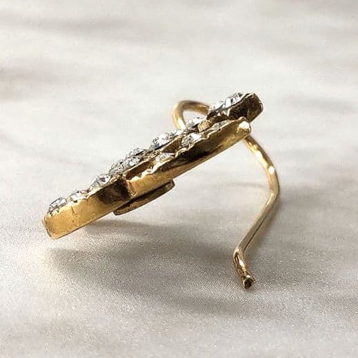 AMT15 シャネル 美品 ココマークピアス ラインストーン付き