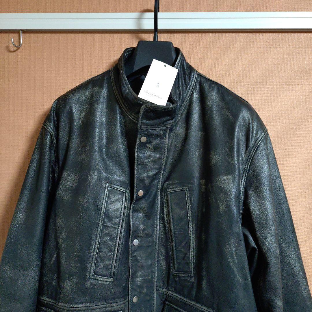 値下げ可！着用1回！メゾンスペシャルレザージャケット