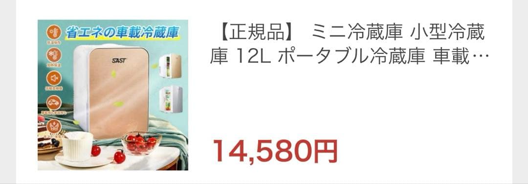 ホワイト 冷温庫 コンパクト 12L ポータブル