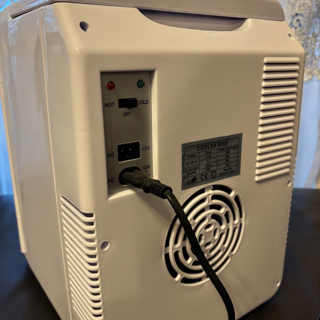 ホワイト 冷温庫 コンパクト 12L ポータブル