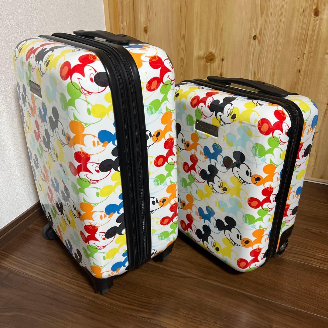 ディズニーミッキーマウススーツケース（2個セット）