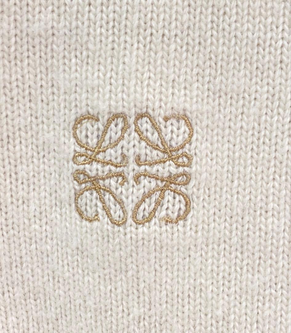 LOEWE アナグラム アシンメトリック ウール セーター Vネック