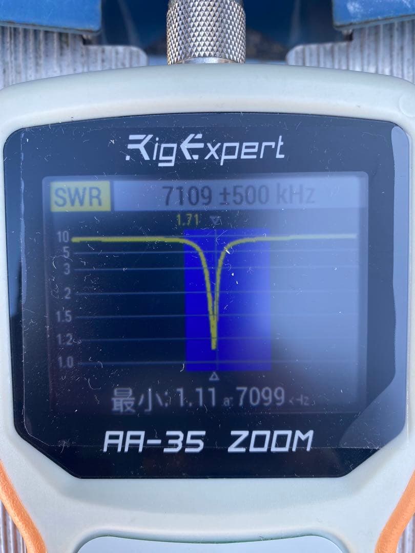 【動作確認済】7MHz 空芯コイルアンテナ