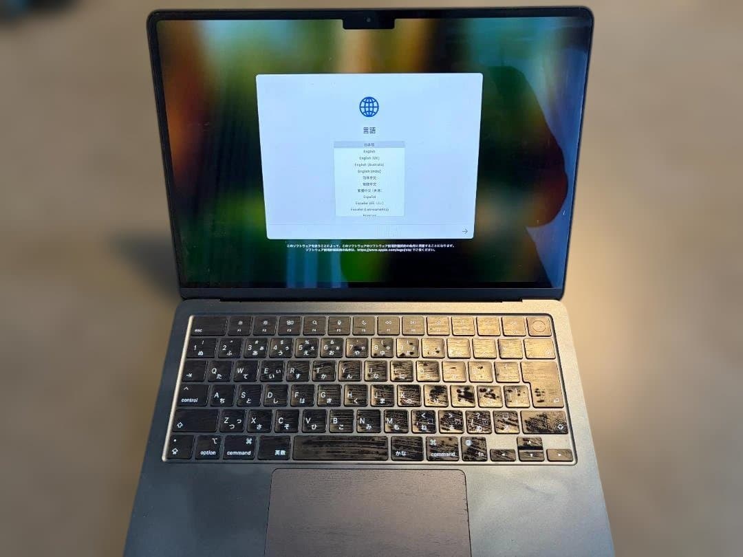 MacBookAir M2 13.6インチ8GB / 512GB ミッドナイト