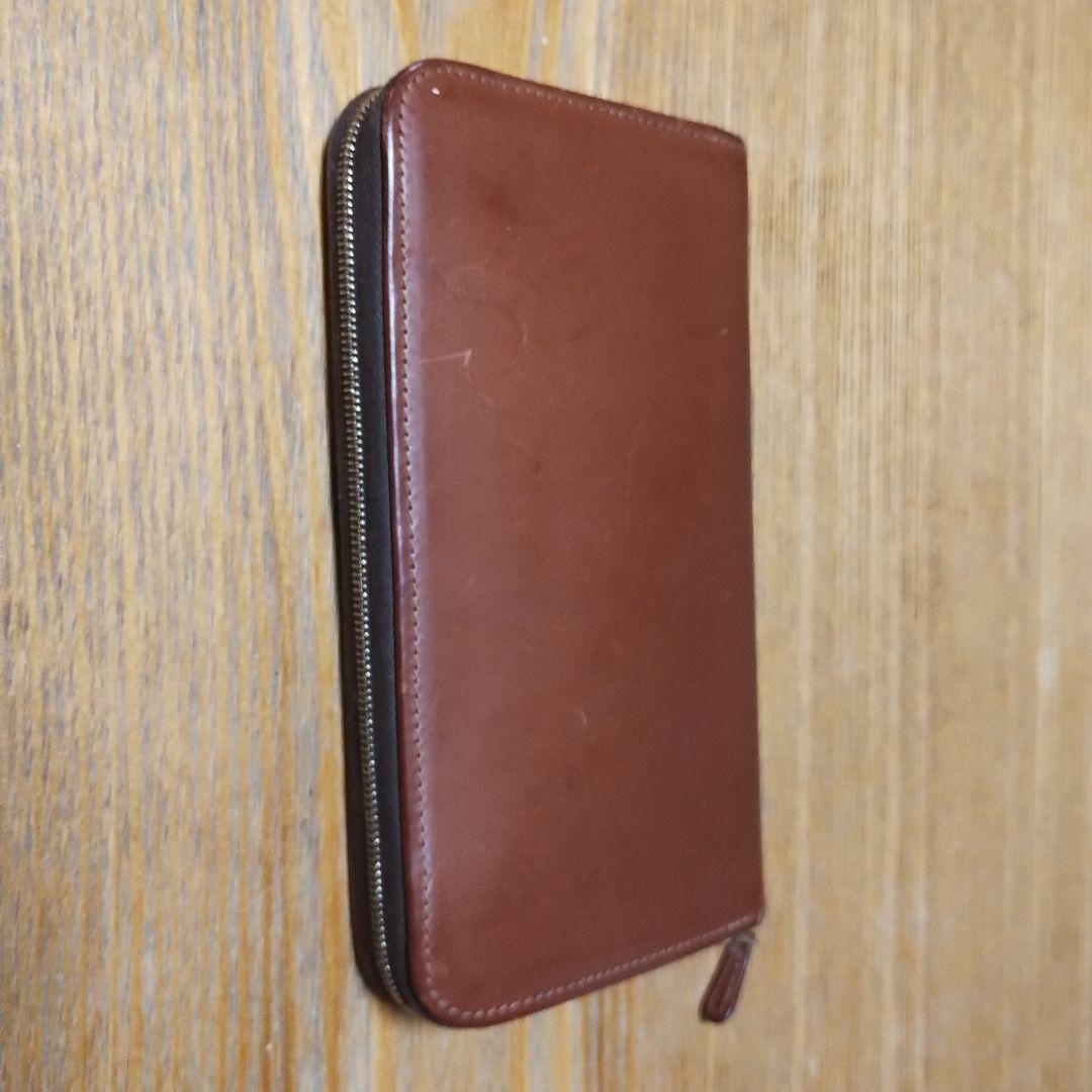 【交渉歓迎】Whitehouse Cox ラウンドジップ長財布 ブライドルレザー