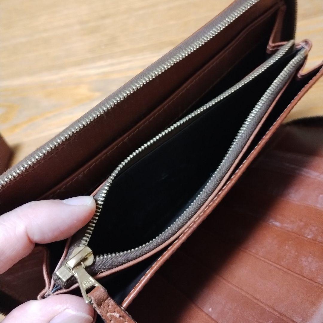 【交渉歓迎】Whitehouse Cox ラウンドジップ長財布 ブライドルレザー