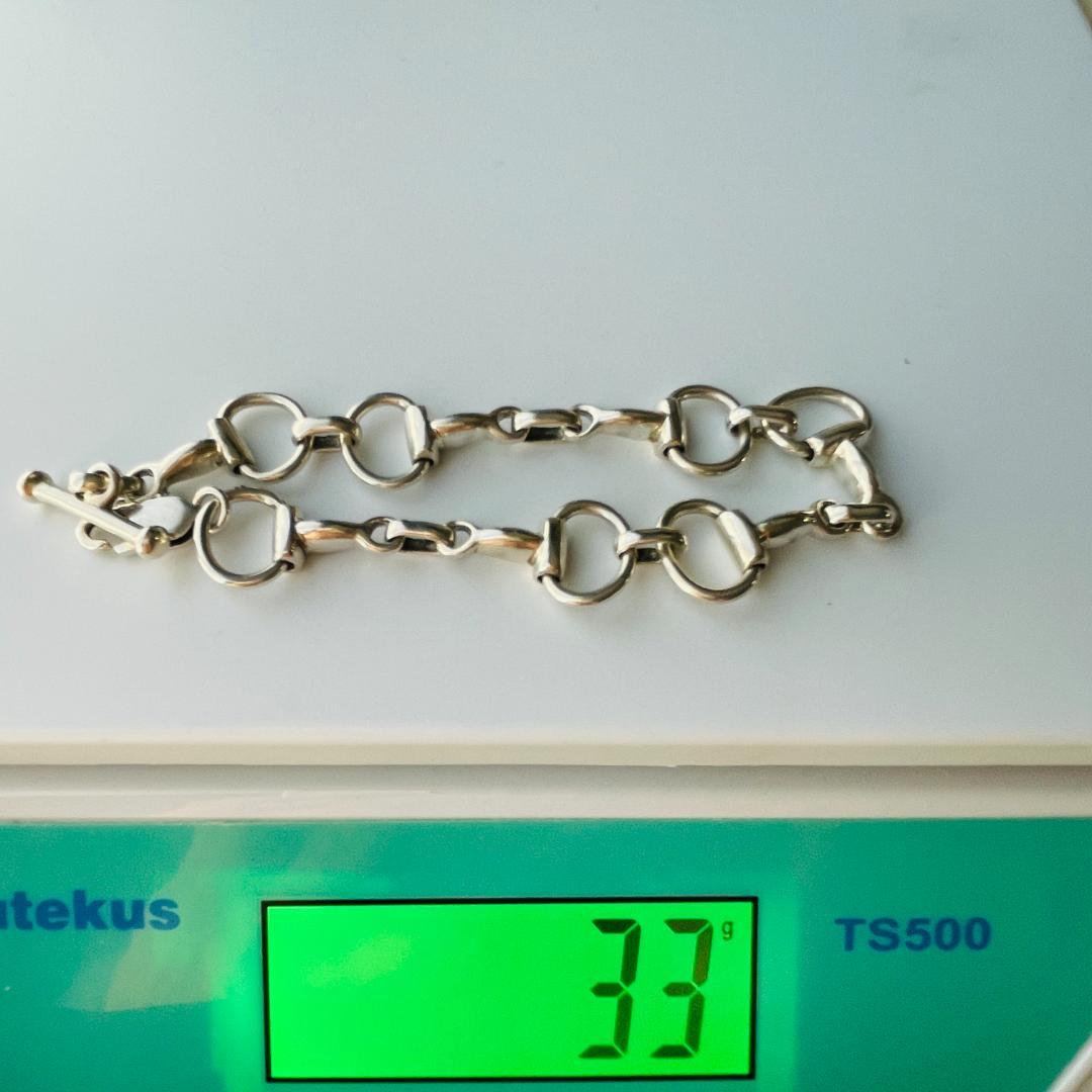 スナッフルビット メンズ ヴィンテージ シルバー925 ブレスレット メキシコ製