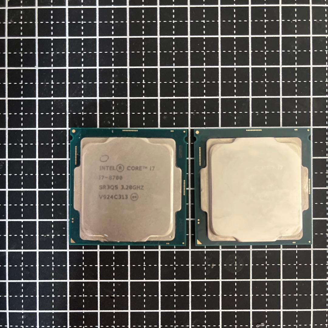 Intel Core i7-8700 2個セット