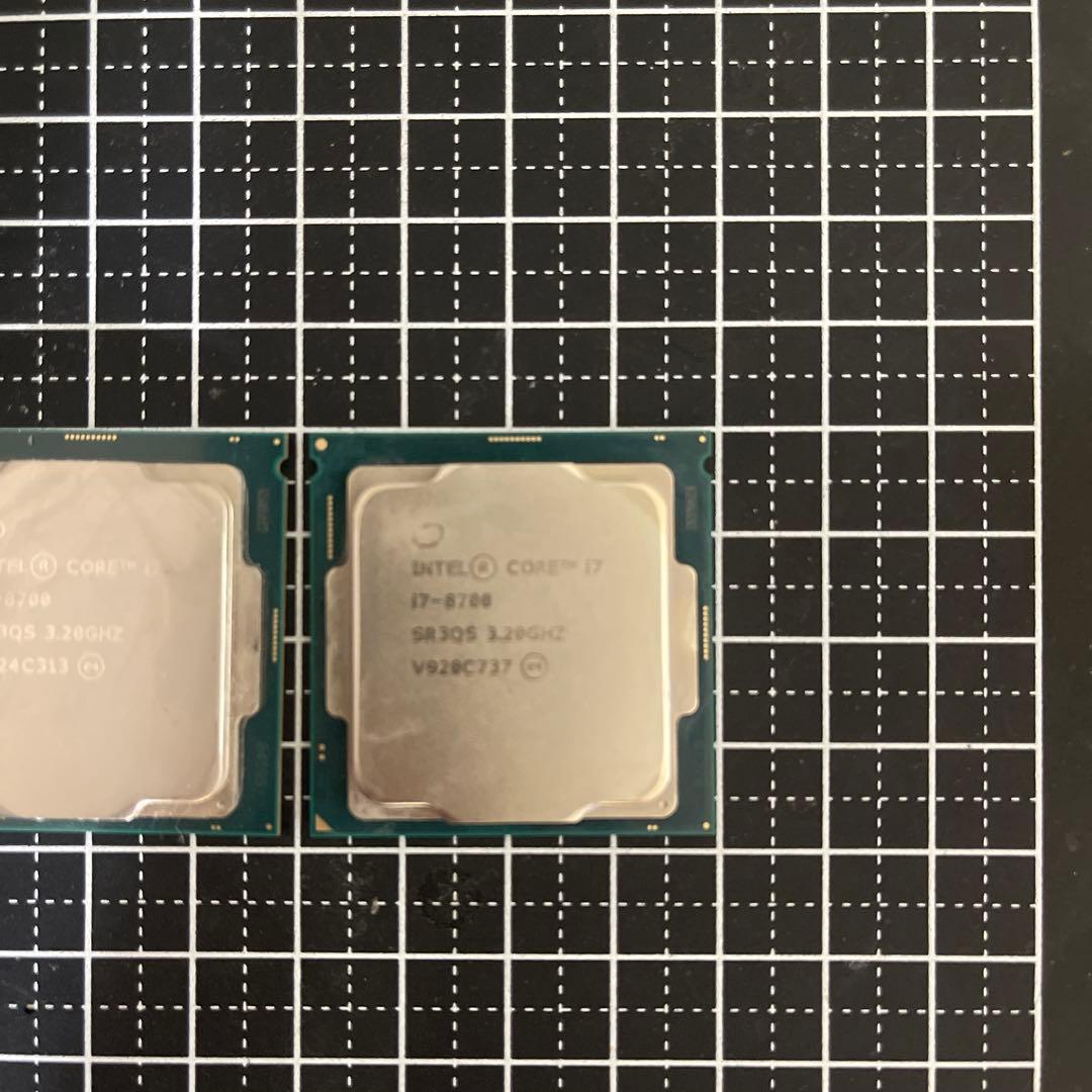 Intel Core i7-8700 2個セット