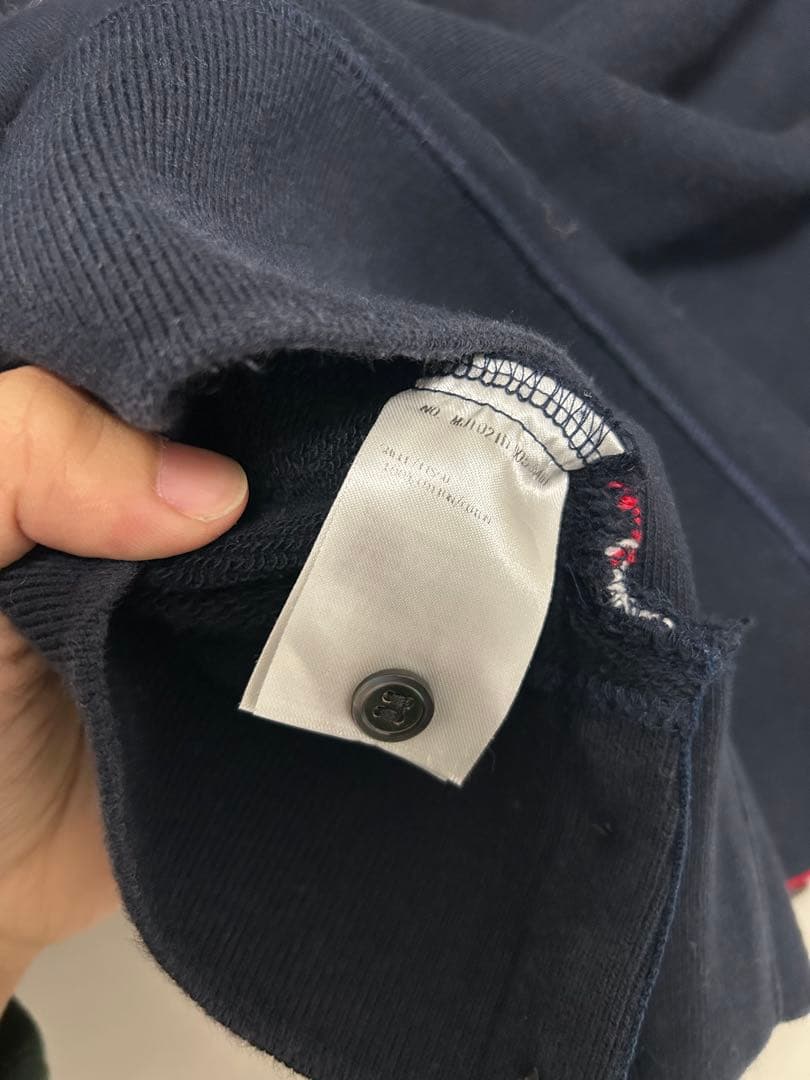 THOM BROWNE ネイビー トレーナー