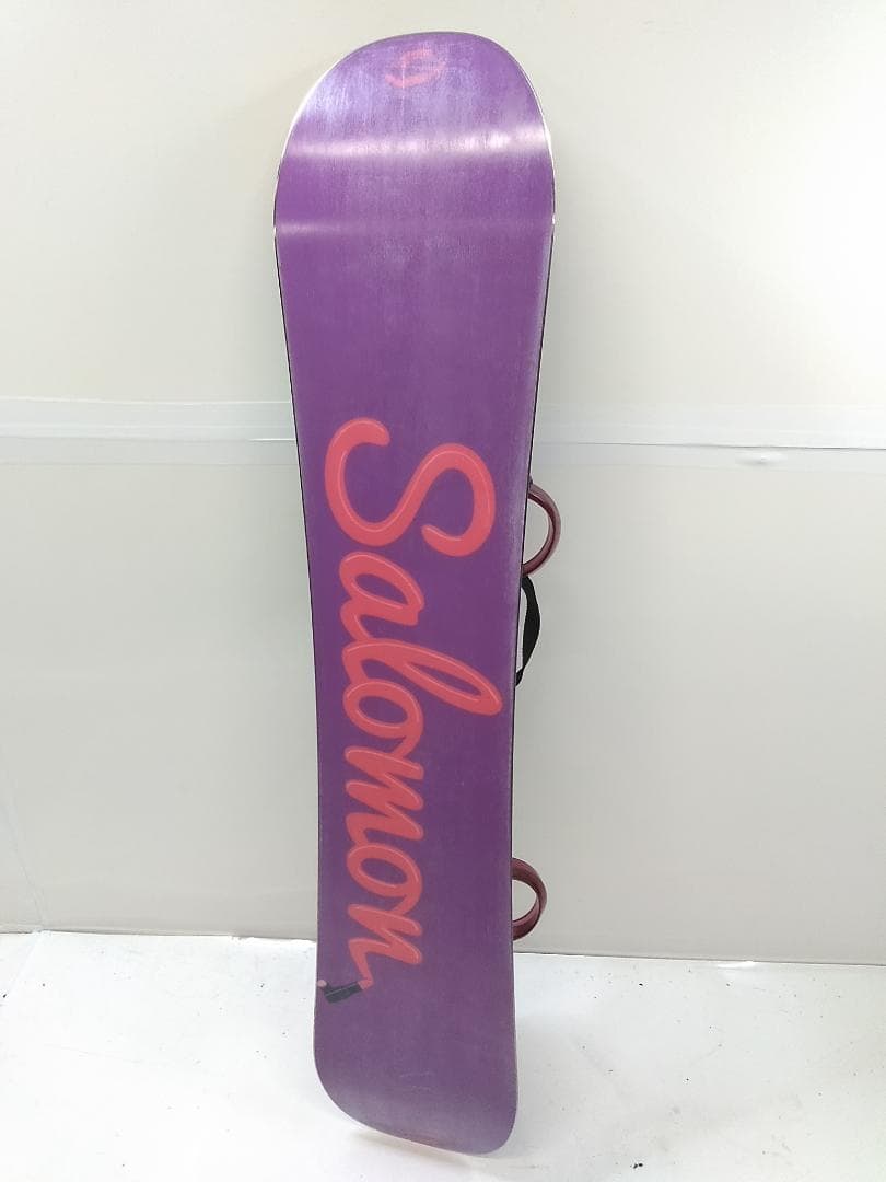 SALOMON 138cm レディース スノーボード4点セット ビン S-M△