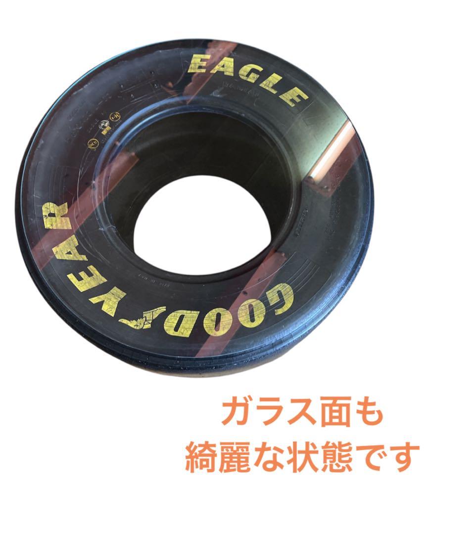 F1タイヤ Goodyear Eagle ガラスステーブル 送料無料