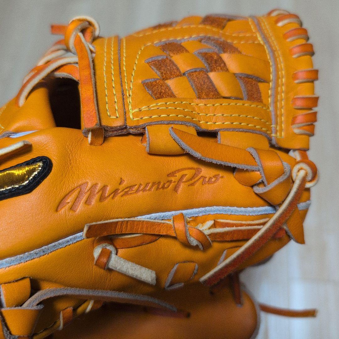 サ*ん様 美品1回使用のみ　型付済　ミズノプロ　一般軟式 内野手用　宮本慎也共同