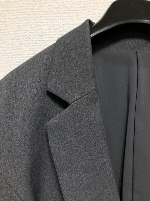 新品☆3Lグレー系無地♪ストレートパンツスーツ♪お仕事・通勤◯D392