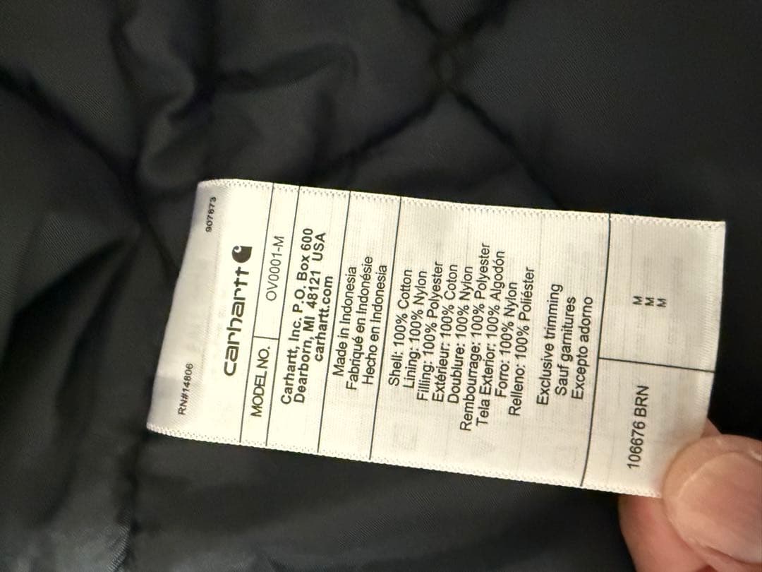 carhartt ダックベスト M ブラウン