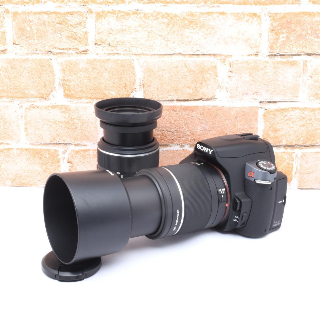 遠くも撮れる望遠レンズつき✨SONY α330✨ダブルレンズセット✨推し活