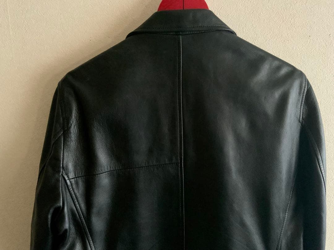 90s 00s Paul Smith ラム レザー テーラード ジャケット