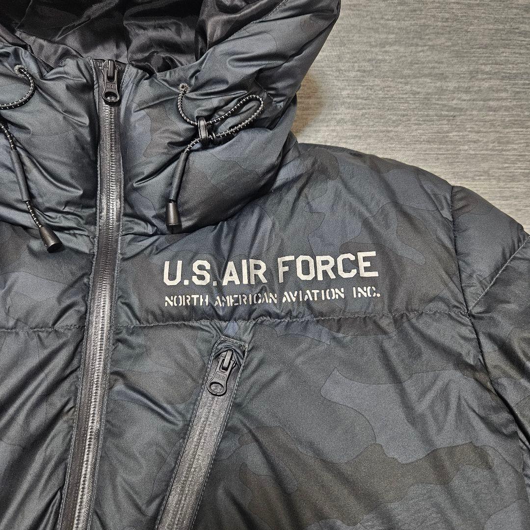 【sabuken55】AVIREX US AIR FORCE ダウン 迷彩