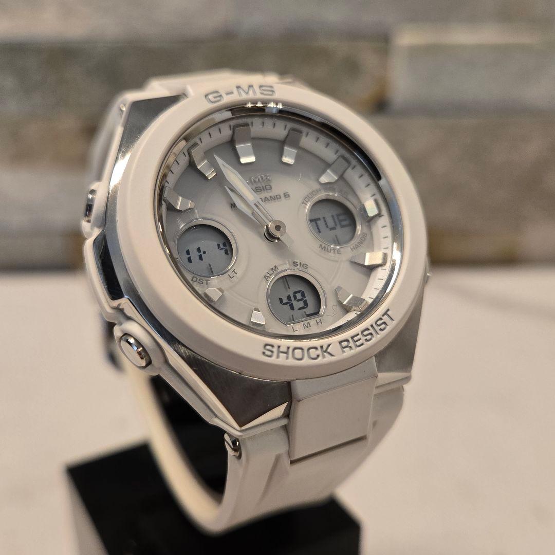 美品　カシオ　G-MS baby-g G-shock　MSG-W100　ホワイト