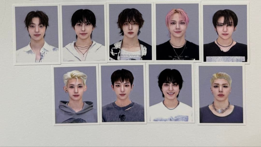 韓国　&TEAM　エンチーム　back to life　サノク　全員　証明写真